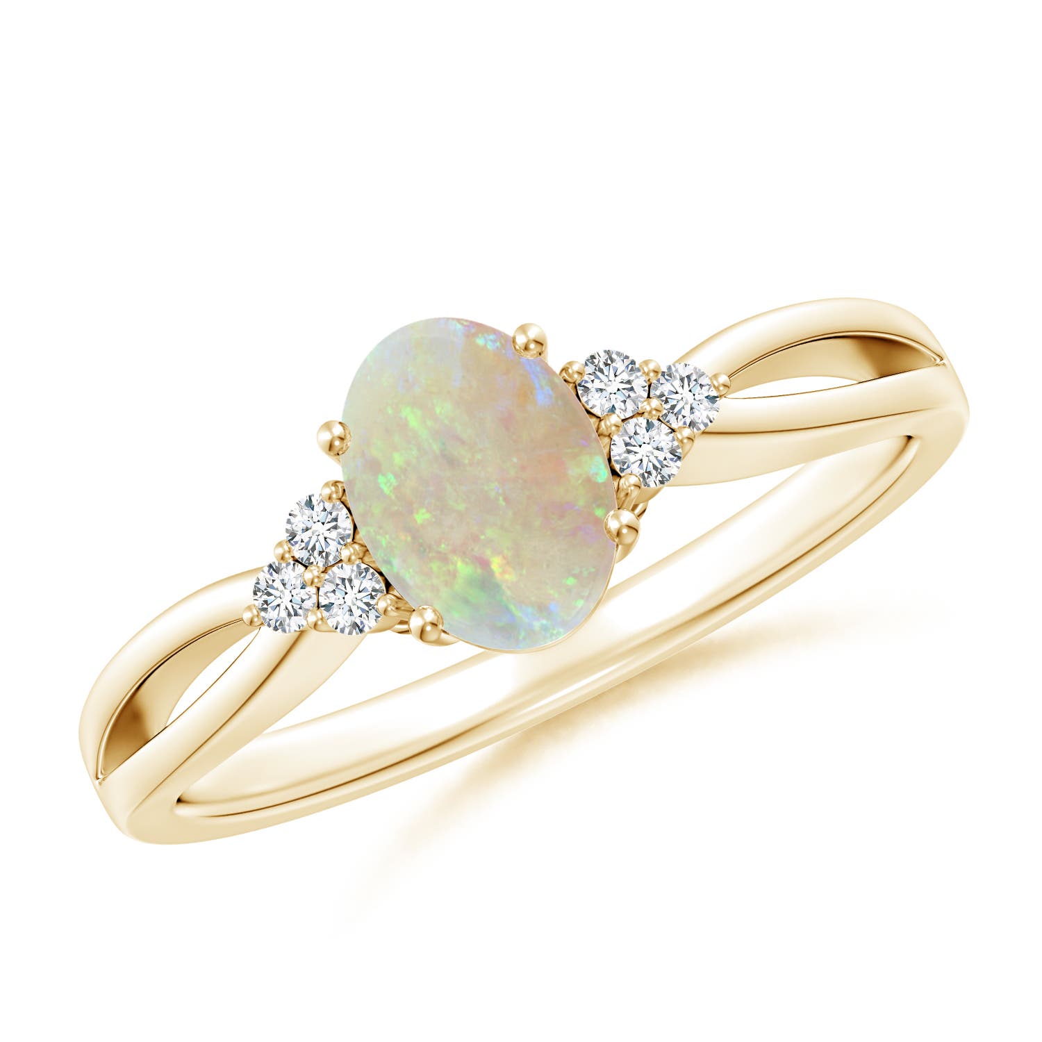 AAA - Opal / 0.52 CT / 14 KT Yellow Gold