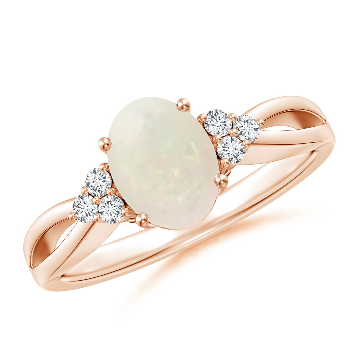 A - Opal / 0.88 CT / 14 KT Rose Gold