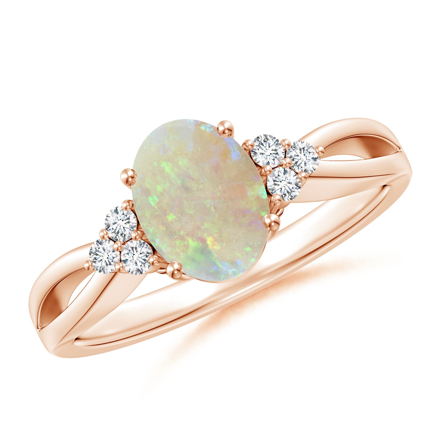 AAA - Opal / 0.88 CT / 14 KT Rose Gold