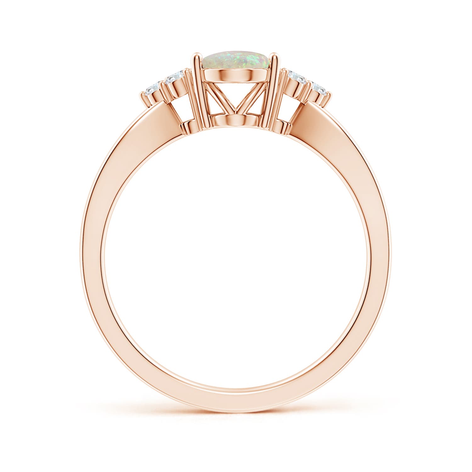 AAA - Opal / 0.88 CT / 14 KT Rose Gold