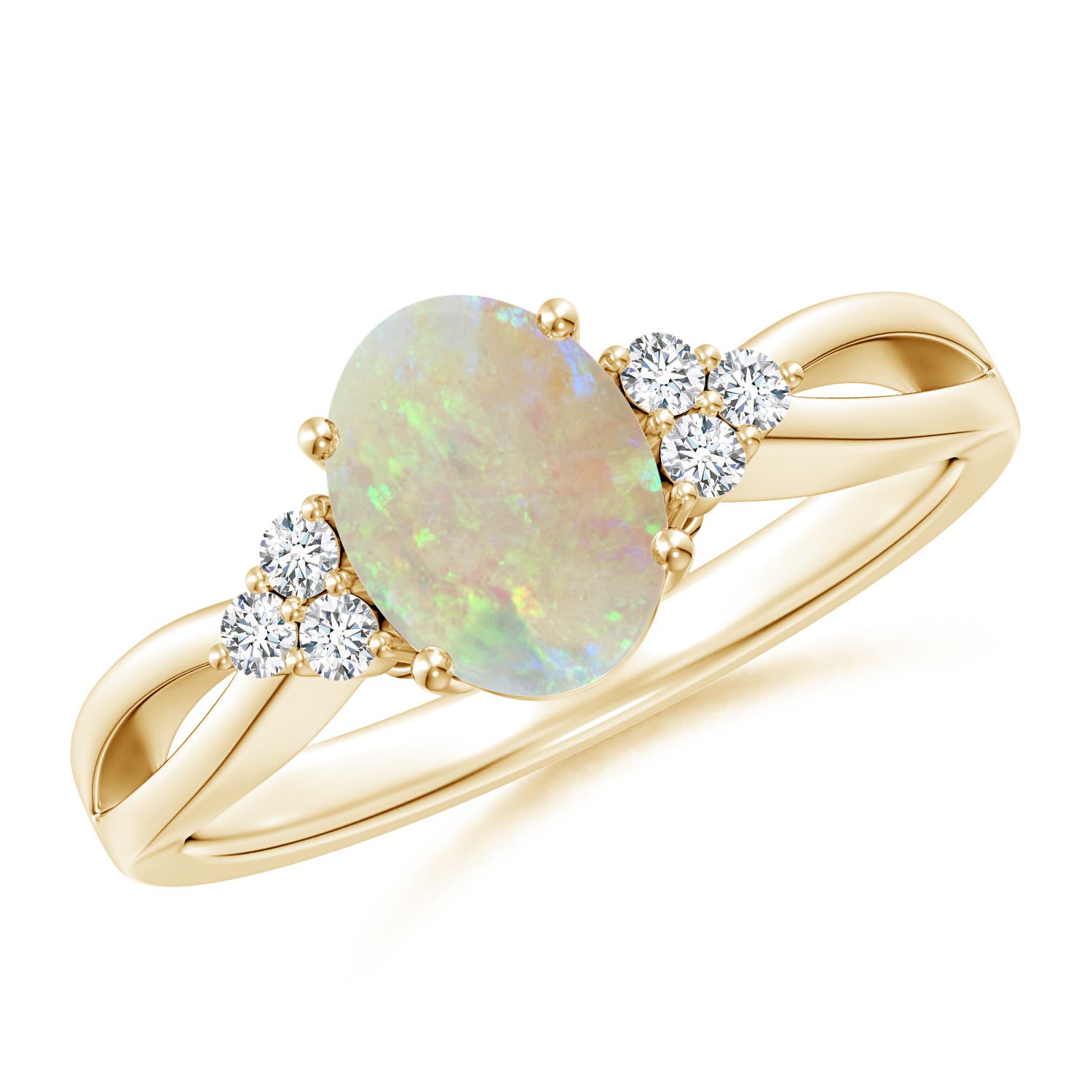 AAA - Opal / 0.88 CT / 14 KT Yellow Gold