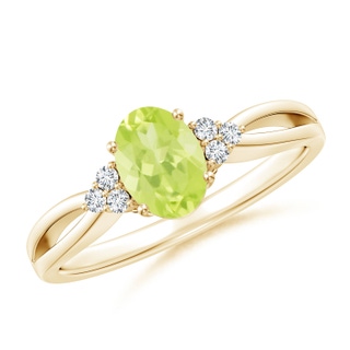 Oval A Peridot