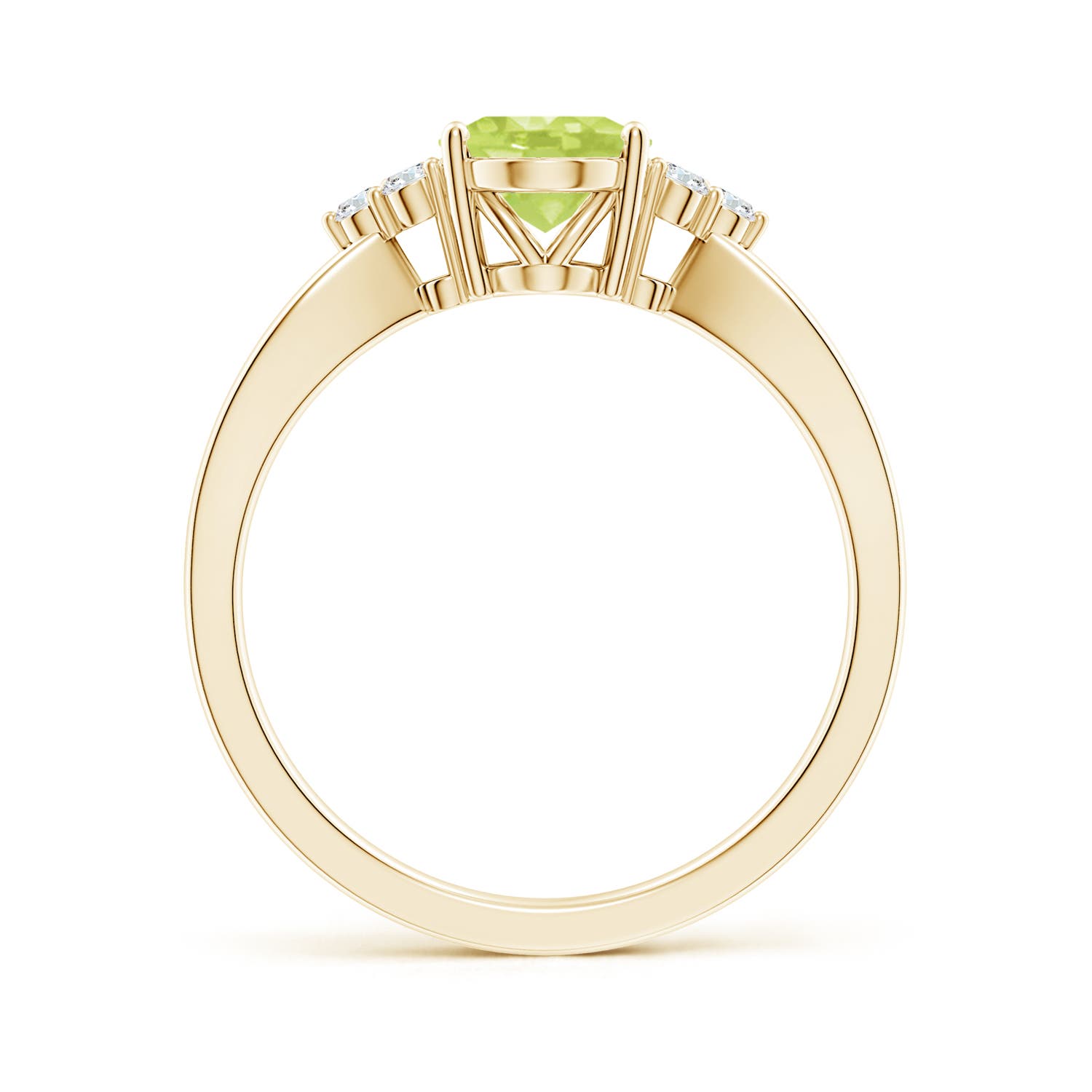 A - Peridot / 1.43 CT / 14 KT Yellow Gold