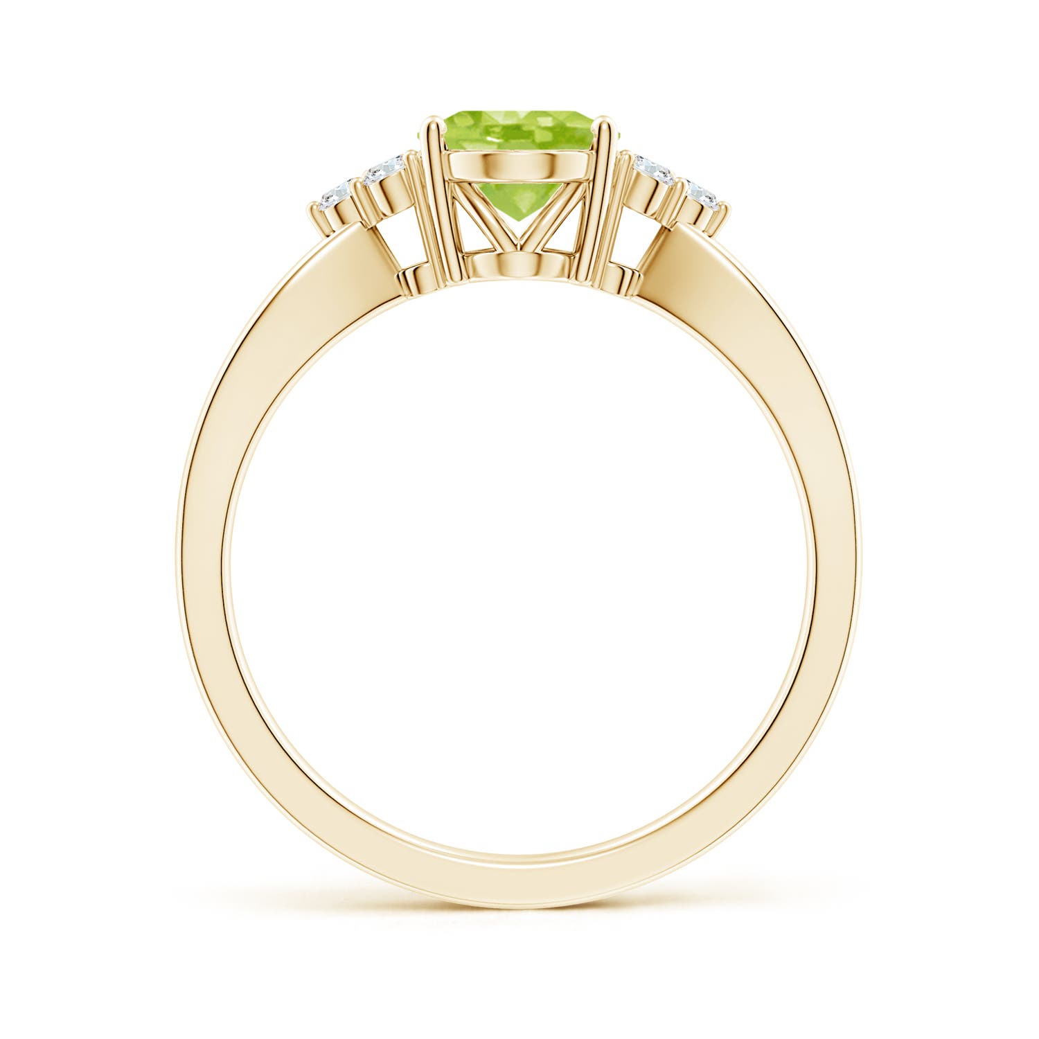 AA - Peridot / 1.43 CT / 14 KT Yellow Gold