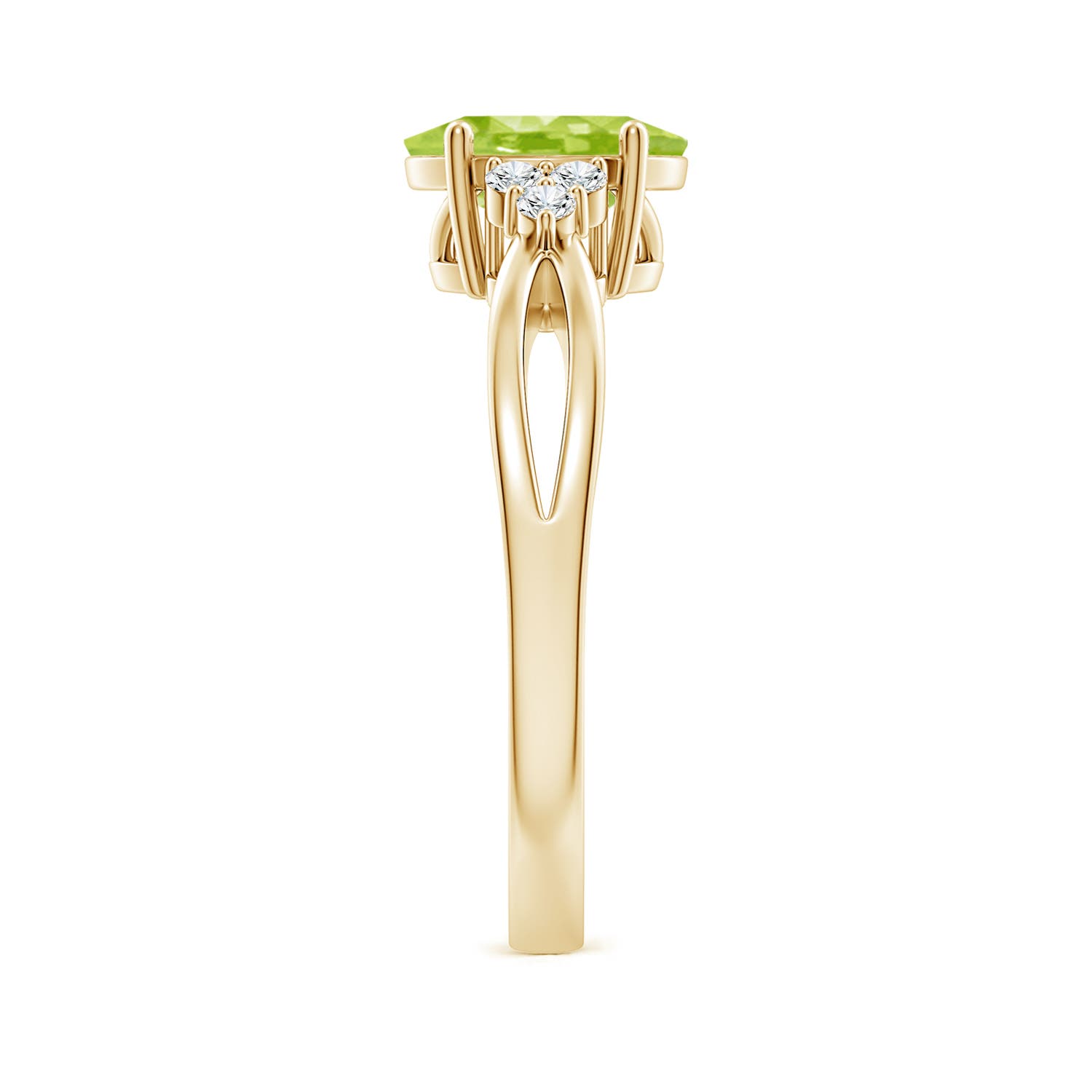 AA - Peridot / 1.43 CT / 14 KT Yellow Gold