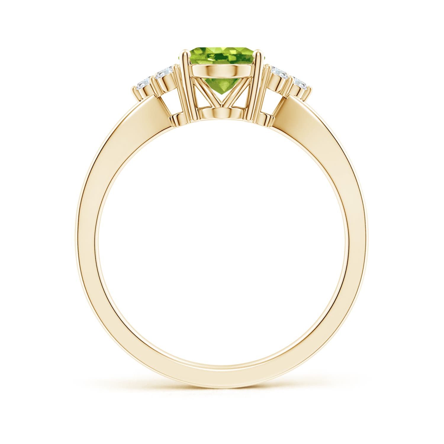 AAA - Peridot / 1.43 CT / 14 KT Yellow Gold