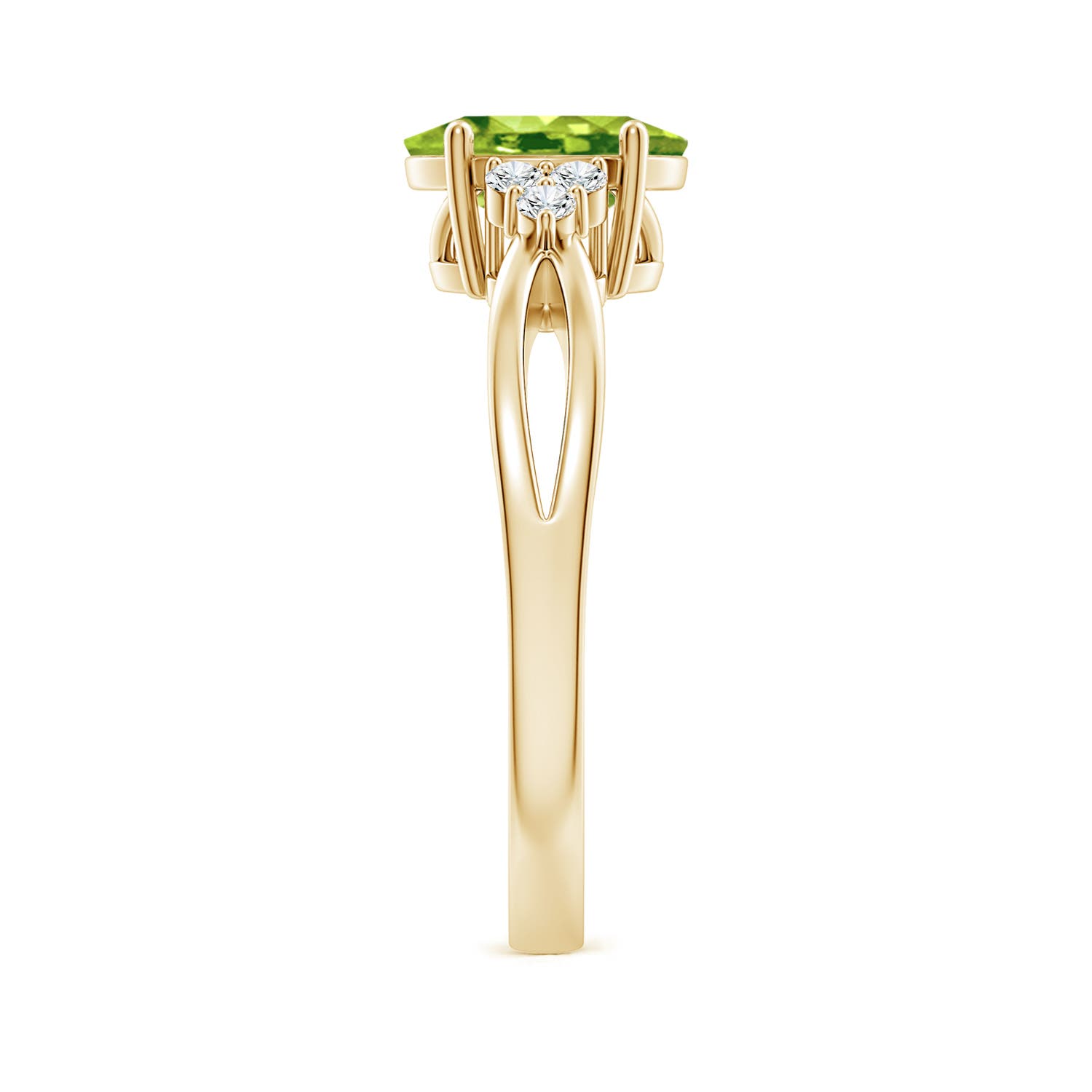 AAA - Peridot / 1.43 CT / 14 KT Yellow Gold