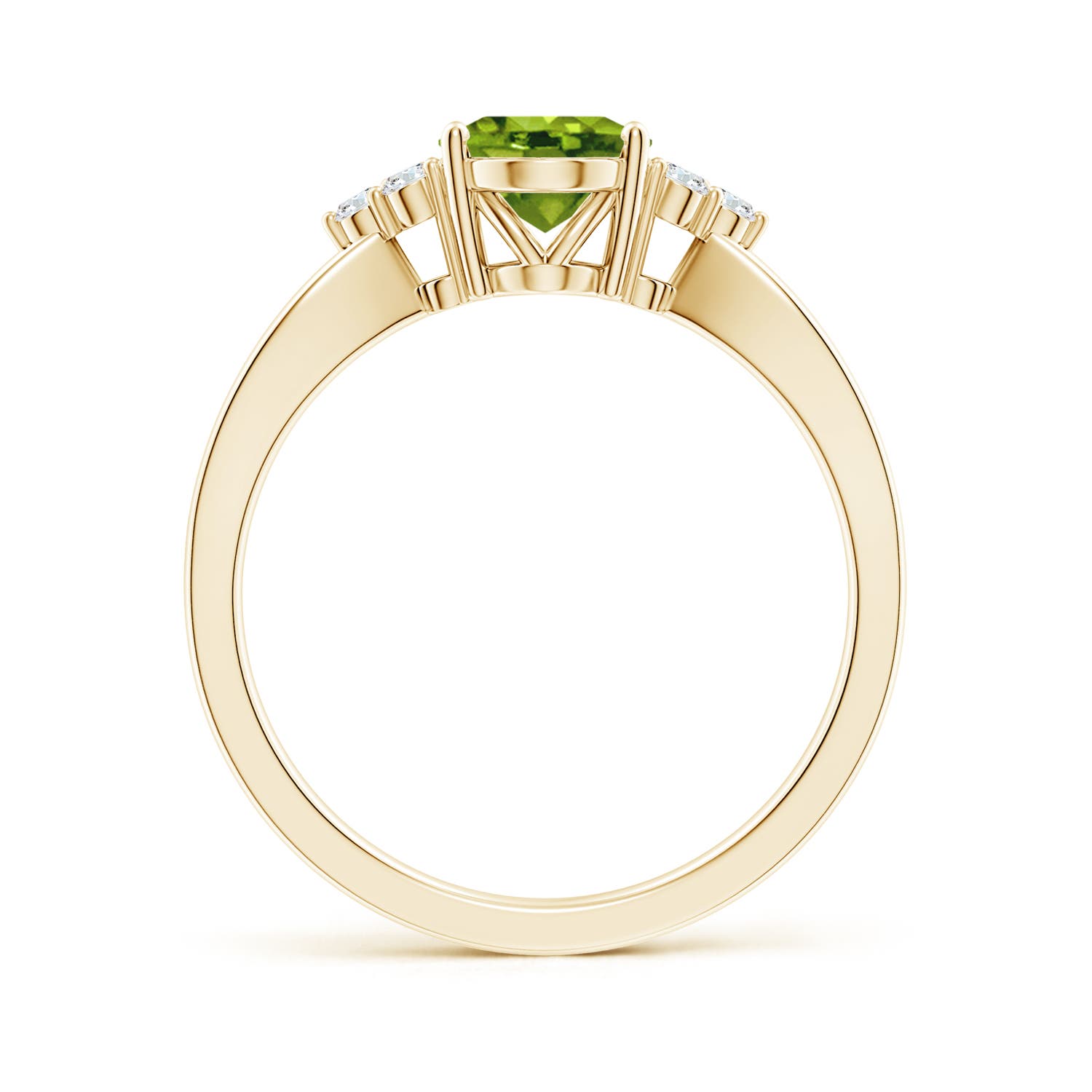 AAAA - Peridot / 1.43 CT / 14 KT Yellow Gold