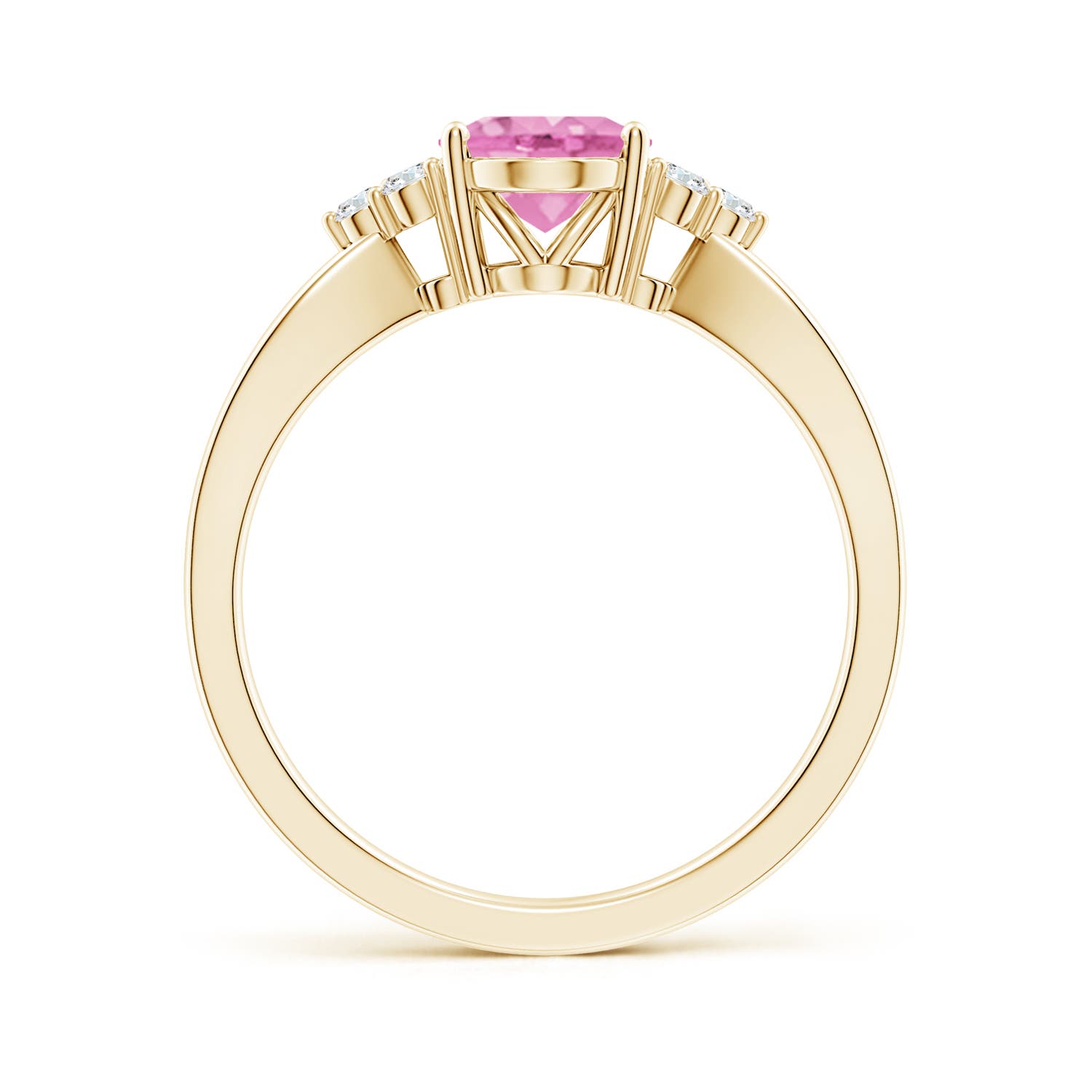 A - Pink Sapphire / 1.53 CT / 14 KT Yellow Gold