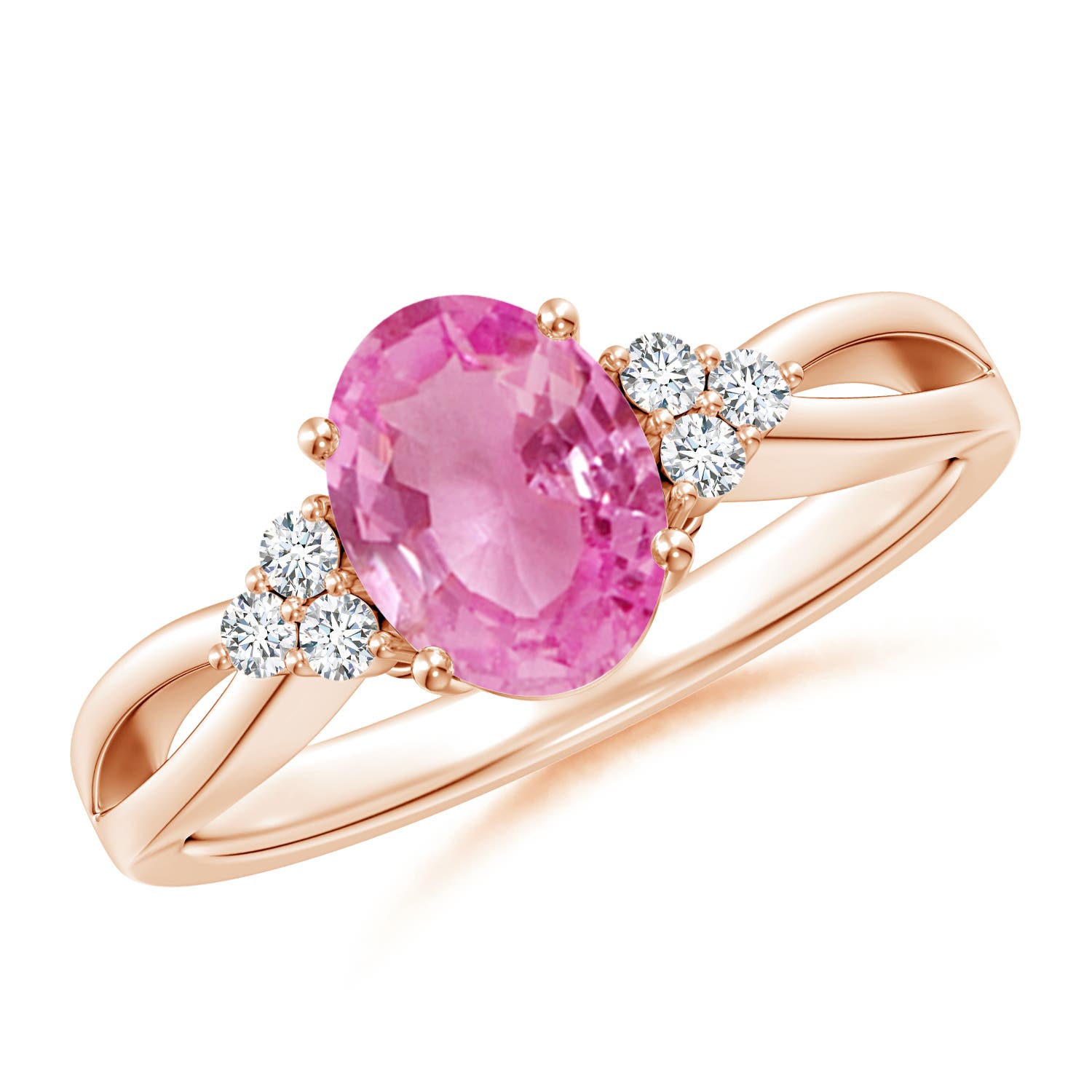 AA - Pink Sapphire / 1.53 CT / 14 KT Rose Gold