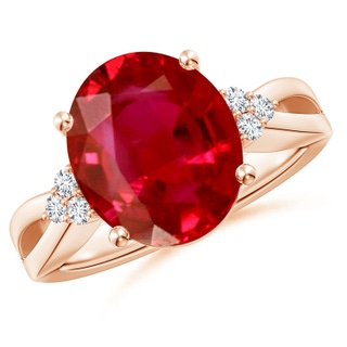 Oval AAA Ruby