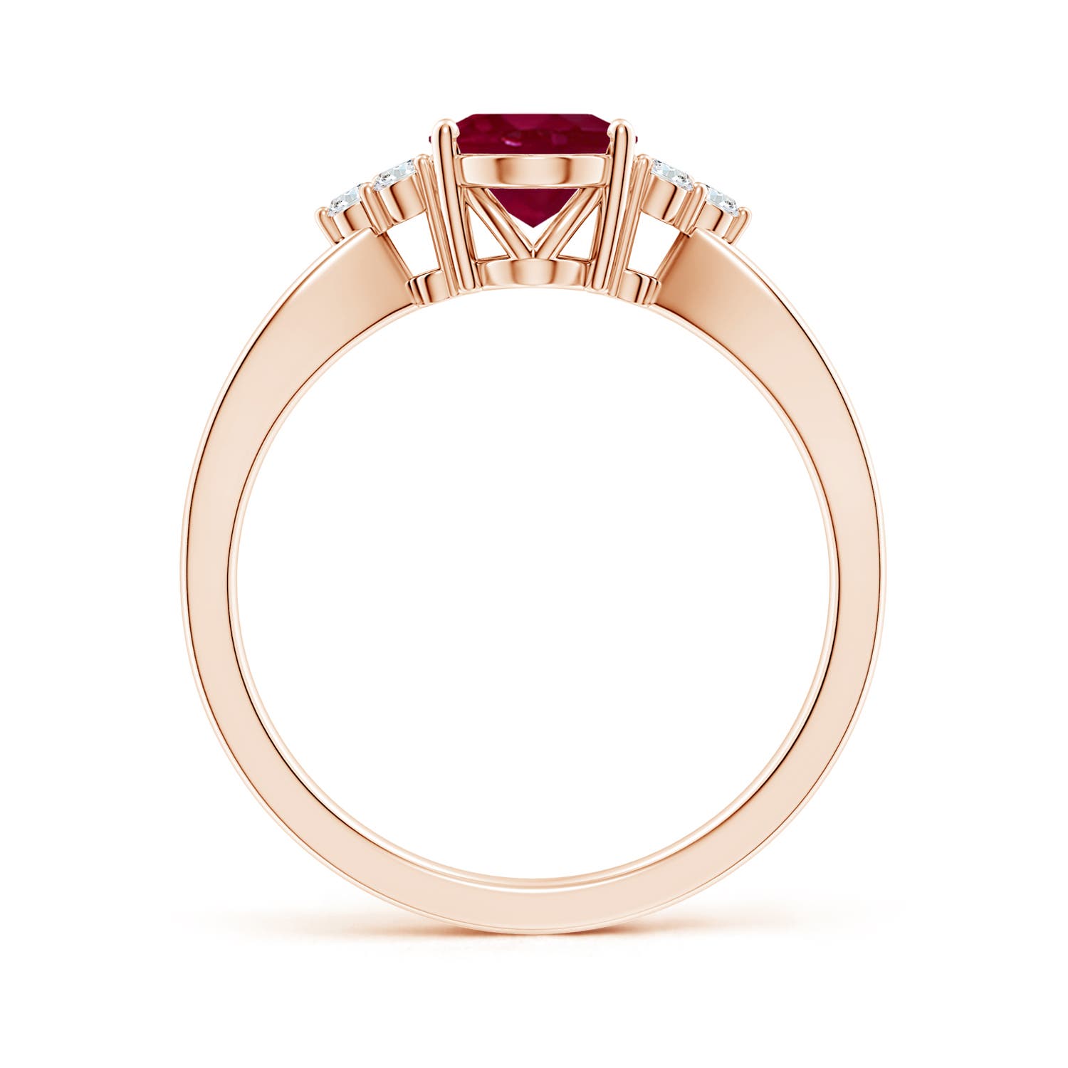 A - Ruby / 1.33 CT / 14 KT Rose Gold