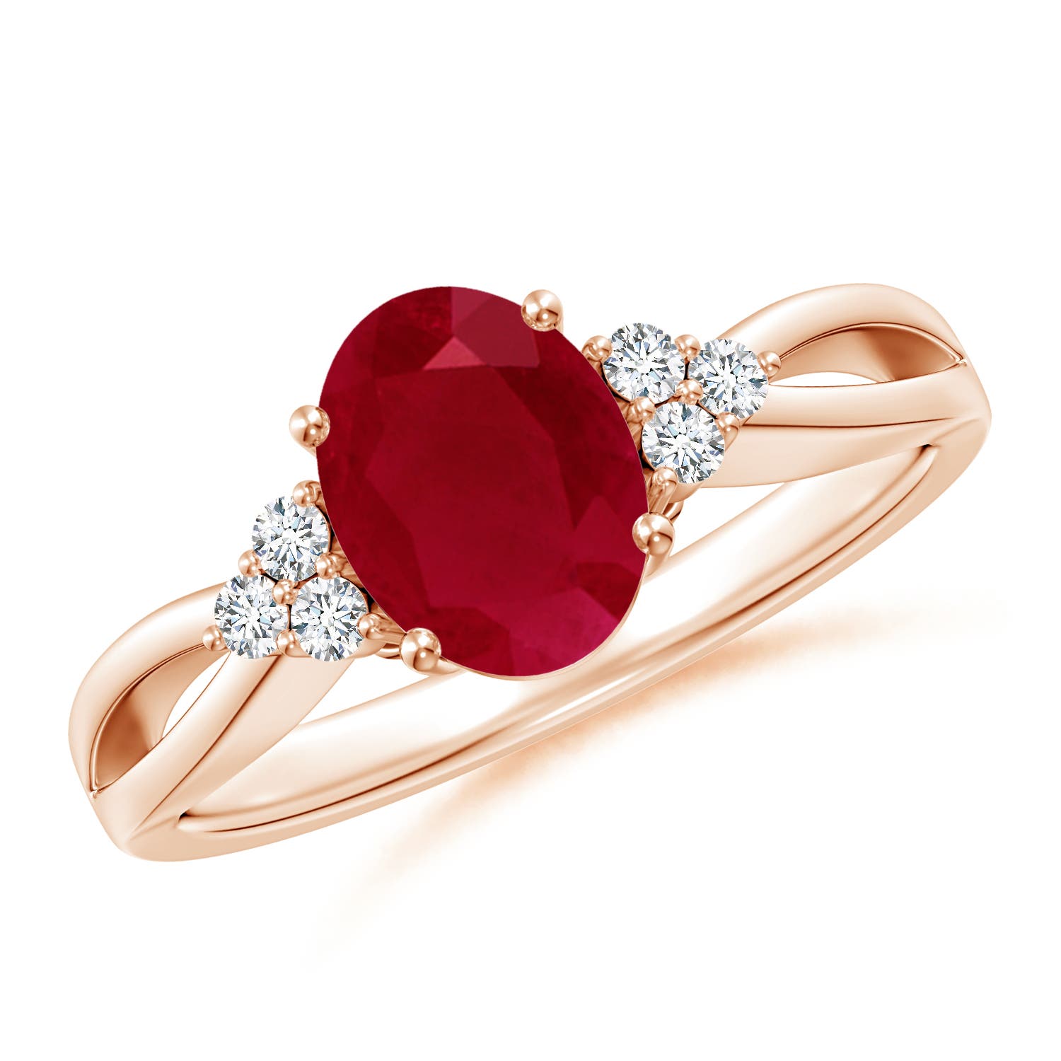 AA - Ruby / 1.33 CT / 14 KT Rose Gold