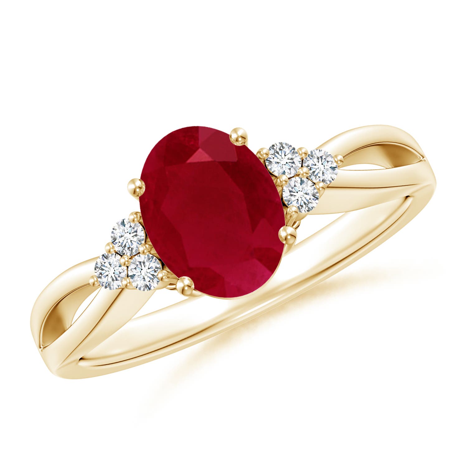 AA - Ruby / 1.33 CT / 14 KT Yellow Gold