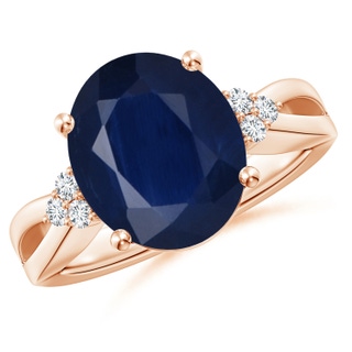 Oval A Blue Sapphire