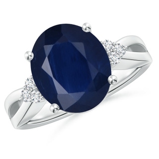 Oval A Blue Sapphire