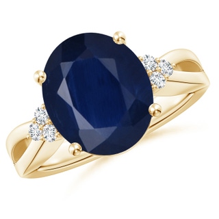 Oval A Blue Sapphire