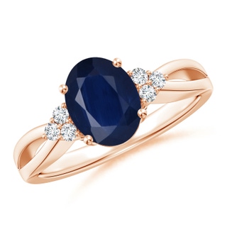 Oval A Blue Sapphire
