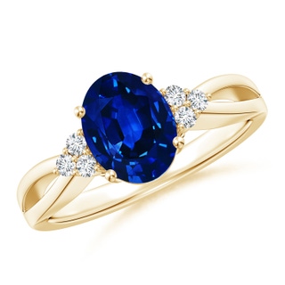 Oval AAAA Blue Sapphire