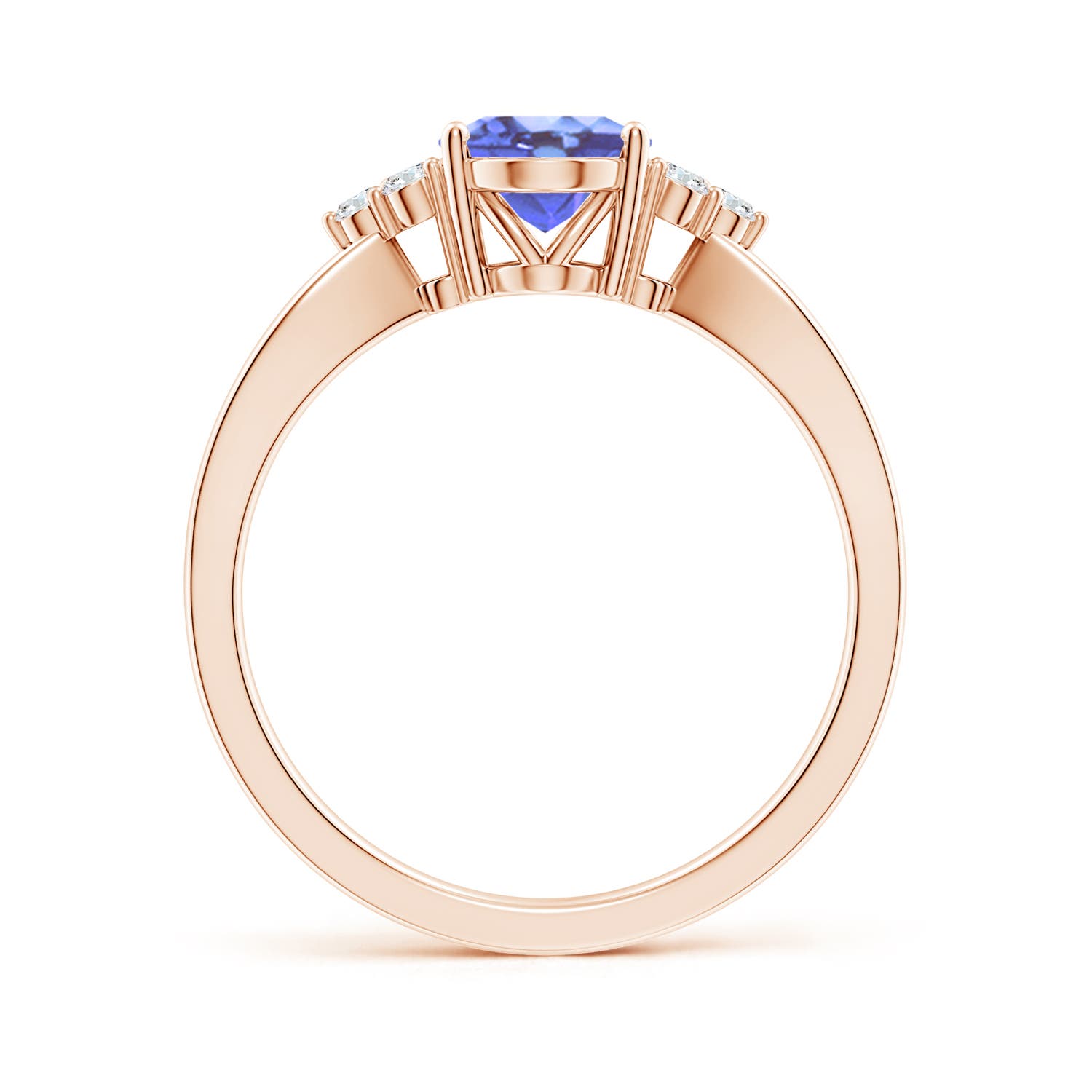 A - Tanzanite / 1.33 CT / 14 KT Rose Gold