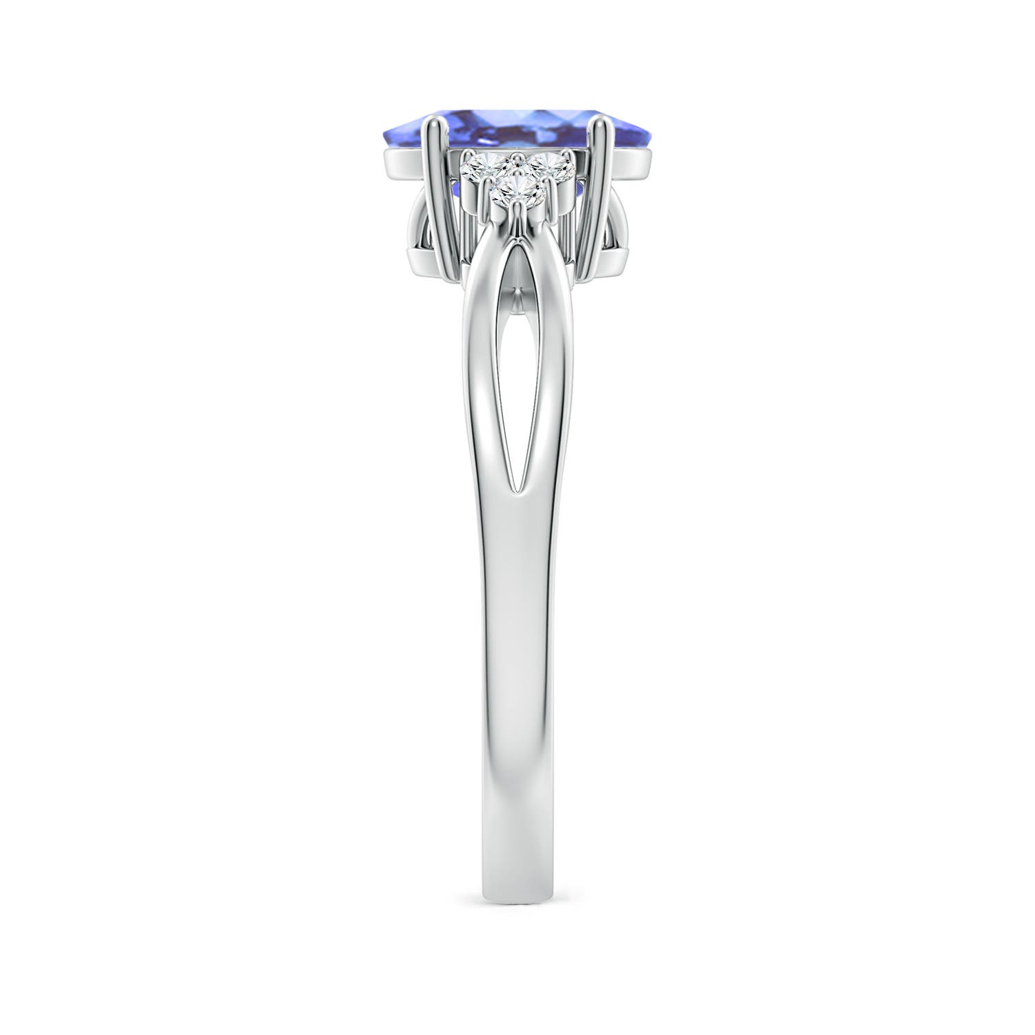 A - Tanzanite / 1.33 CT / 14 KT White Gold