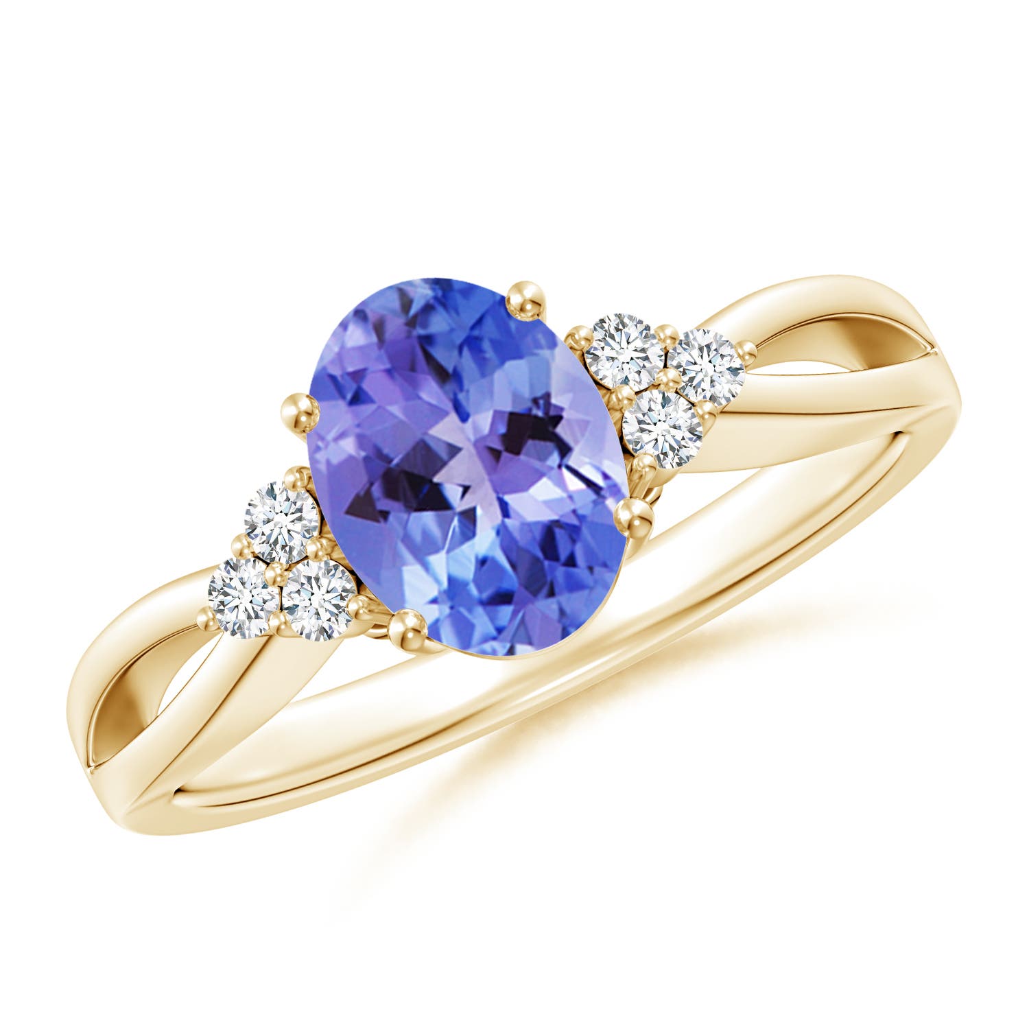 AA - Tanzanite / 1.33 CT / 14 KT Yellow Gold