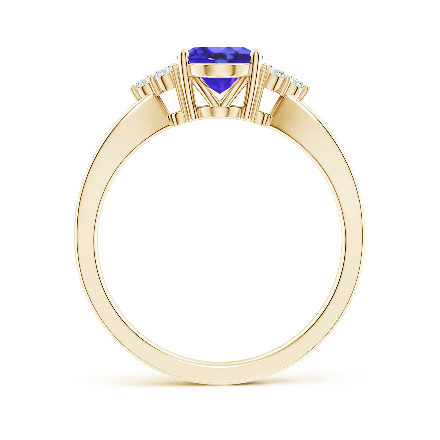 AA - Tanzanite / 1.33 CT / 14 KT Yellow Gold