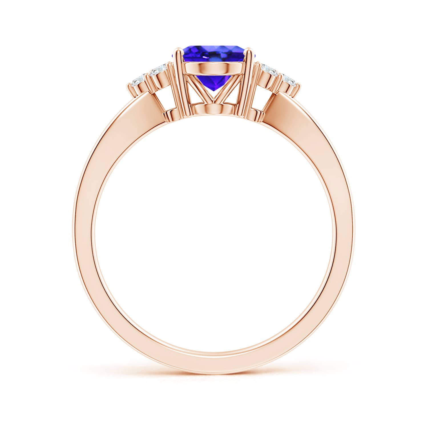 AAA - Tanzanite / 1.33 CT / 14 KT Rose Gold