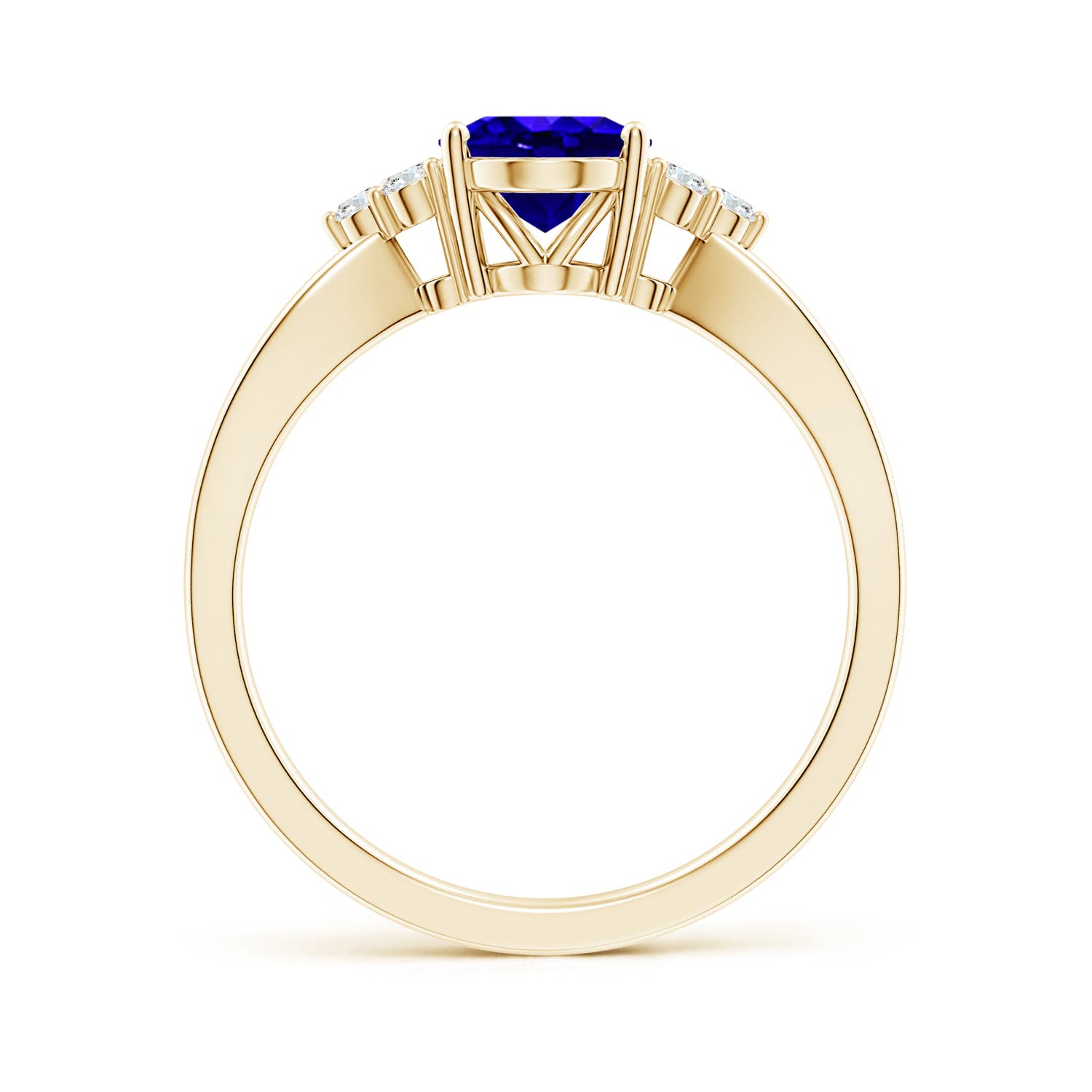 AAAA - Tanzanite / 1.33 CT / 14 KT Yellow Gold