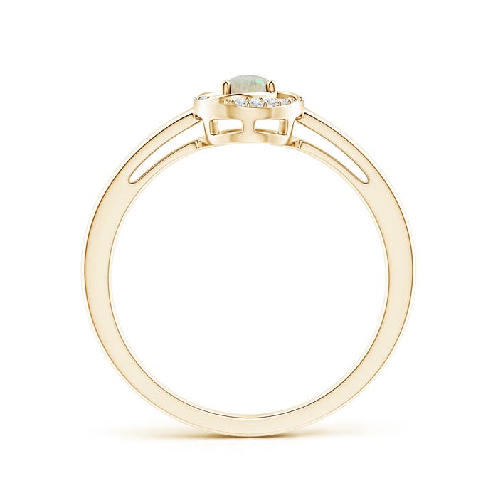 AAA - Opal / 0.23 CT / 14 KT Yellow Gold