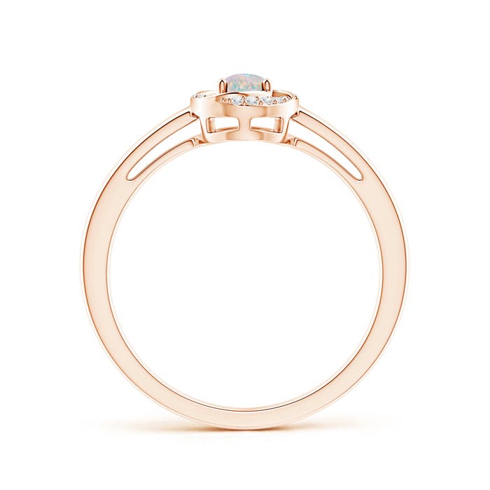 AAAA - Opal / 0.23 CT / 14 KT Rose Gold