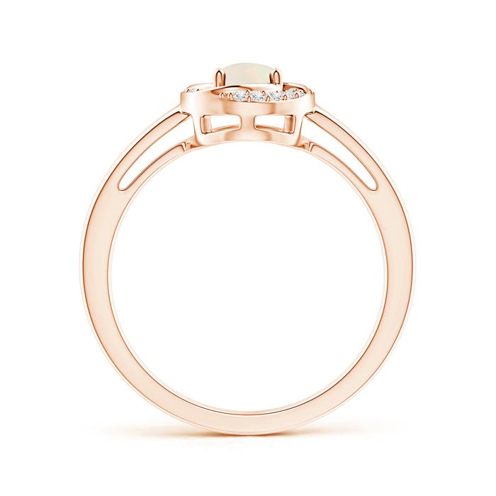 A - Opal / 0.39 CT / 14 KT Rose Gold