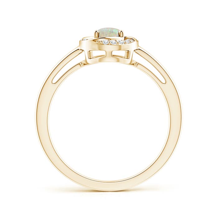 AAA - Opal / 0.39 CT / 14 KT Yellow Gold