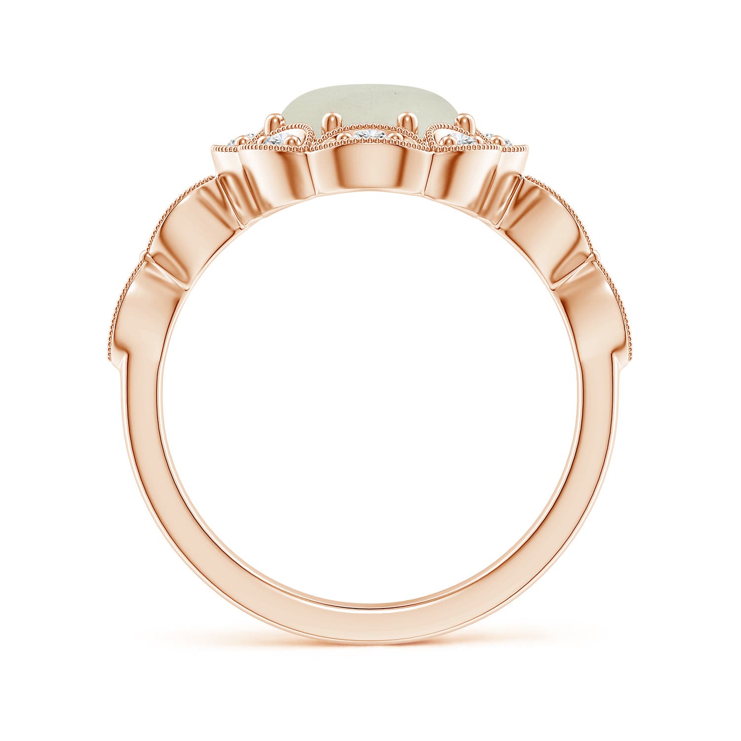 AA - Moonstone / 2.67 CT / 14 KT Rose Gold