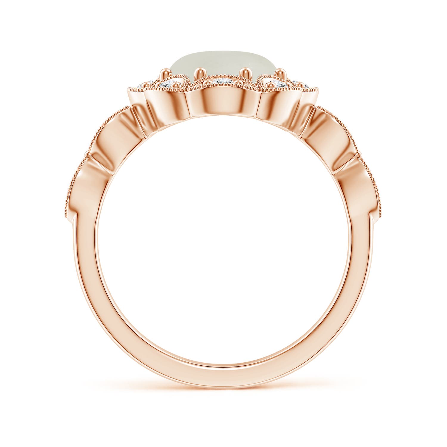 AAA - Moonstone / 2.67 CT / 14 KT Rose Gold