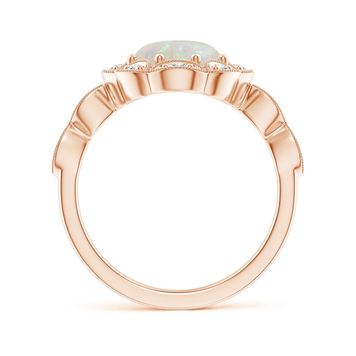 AA - Opal / 1.62 CT / 14 KT Rose Gold