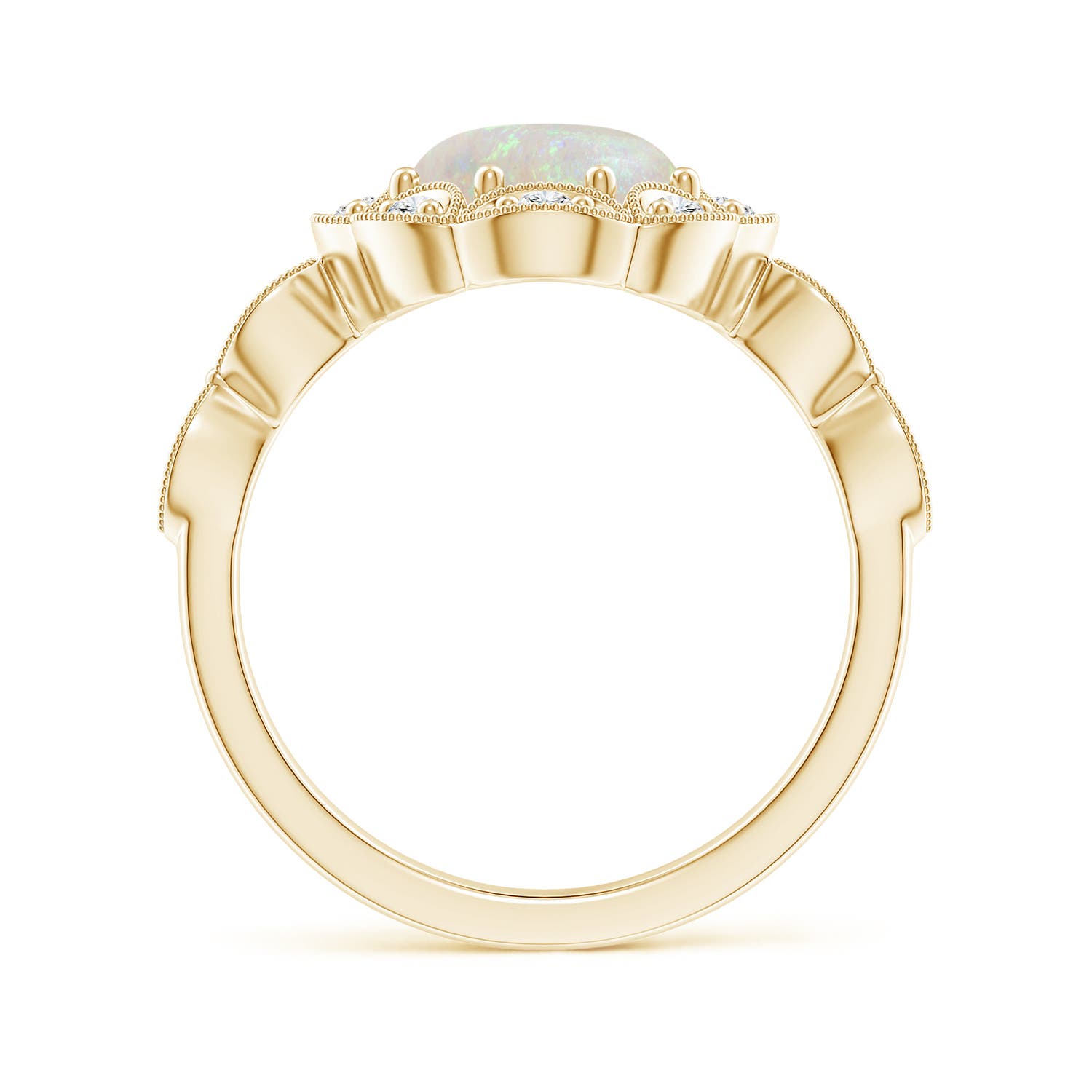 AA - Opal / 1.62 CT / 14 KT Yellow Gold