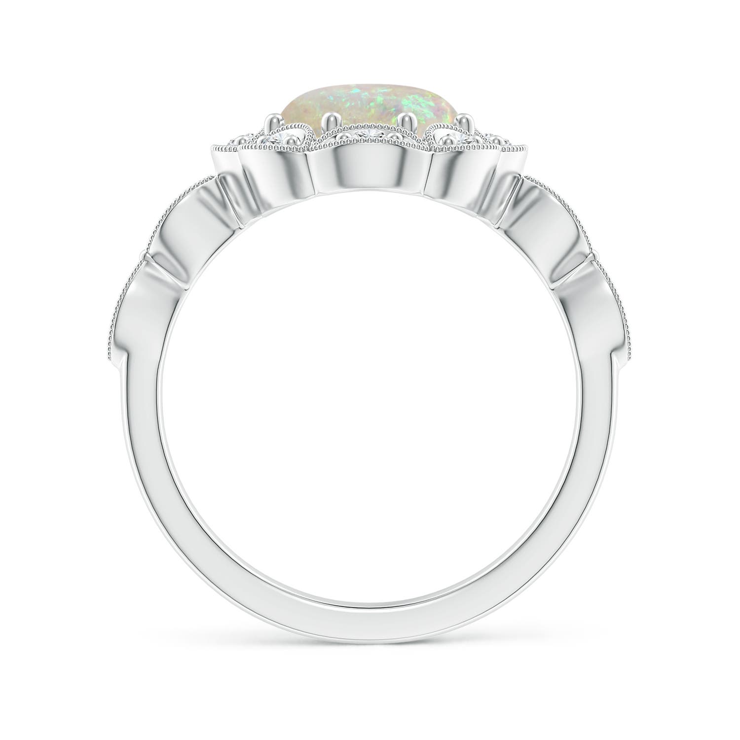 AAA - Opal / 1.62 CT / 14 KT White Gold