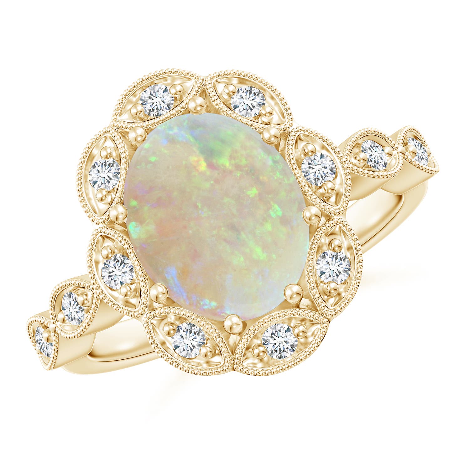 AAA - Opal / 1.62 CT / 14 KT Yellow Gold