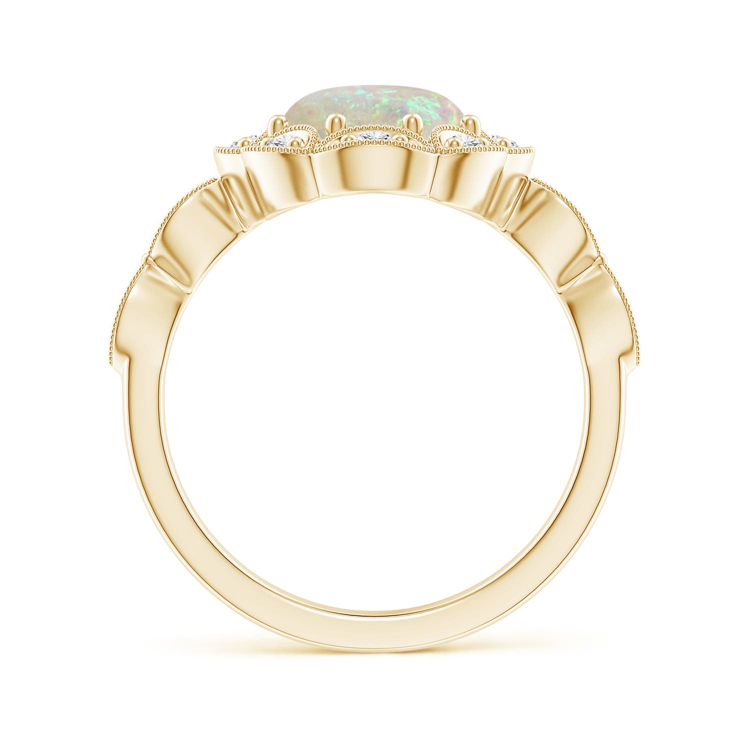 AAA - Opal / 1.62 CT / 14 KT Yellow Gold