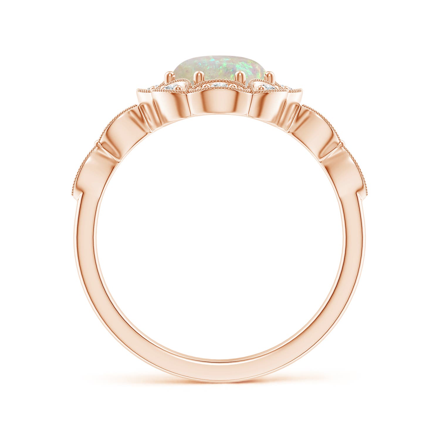 AAA - Opal / 1.24 CT / 14 KT Rose Gold