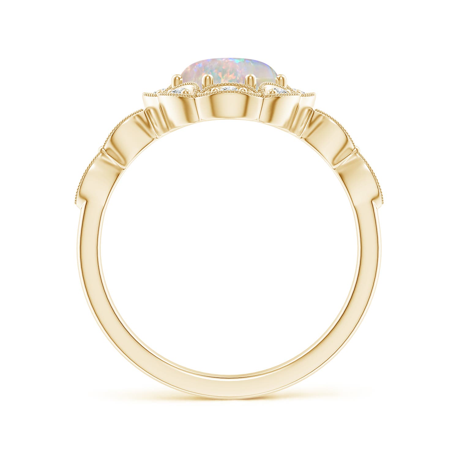 AAAA - Opal / 1.24 CT / 14 KT Yellow Gold