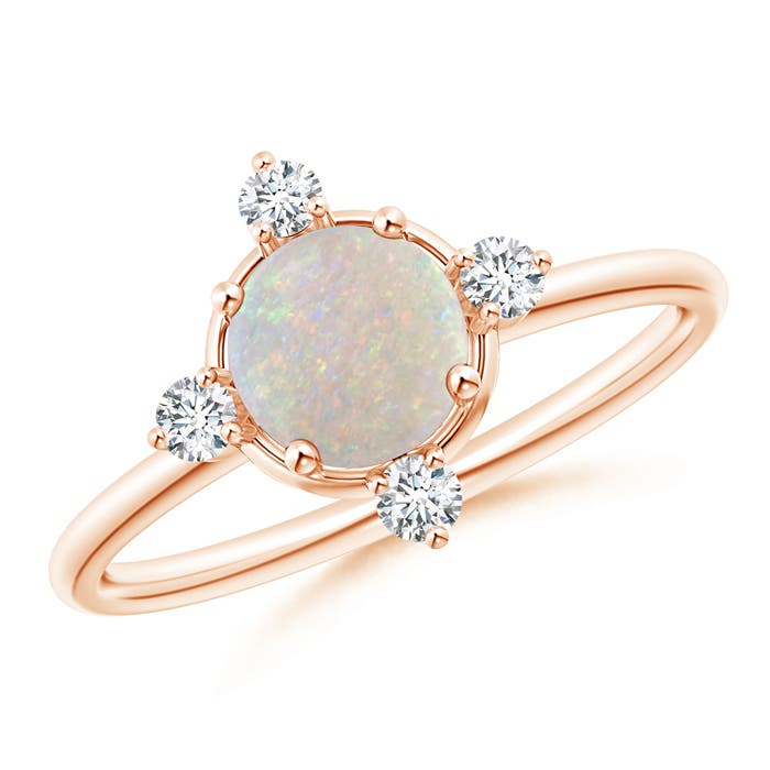 AA - Opal / 0.66 CT / 14 KT Rose Gold