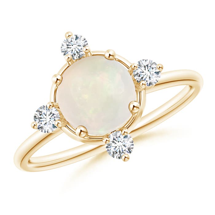 A - Opal / 1.03 CT / 14 KT Yellow Gold