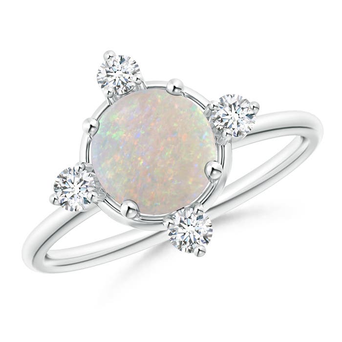 AA - Opal / 1.03 CT / 14 KT White Gold