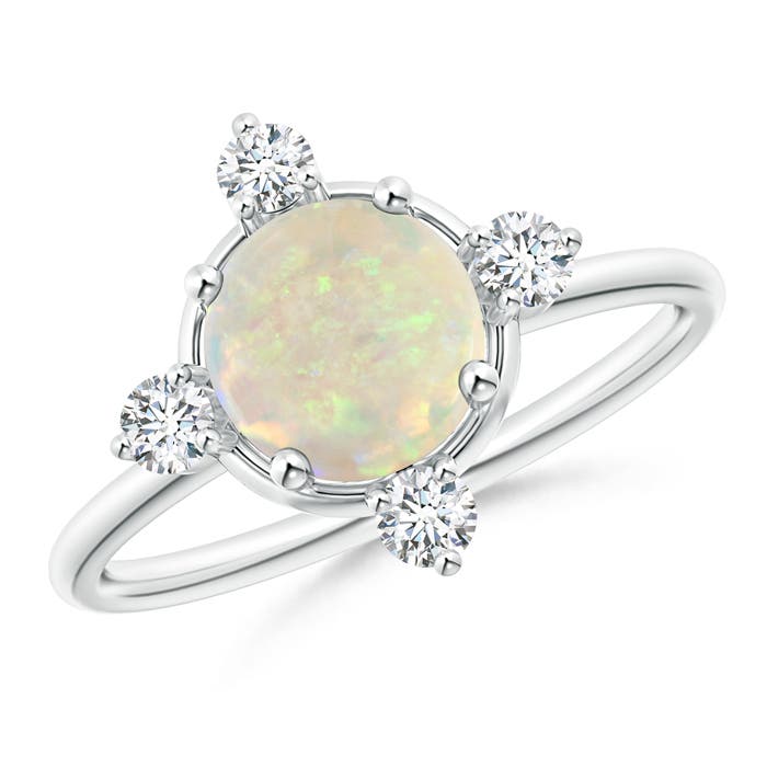 AAA - Opal / 1.03 CT / 14 KT White Gold