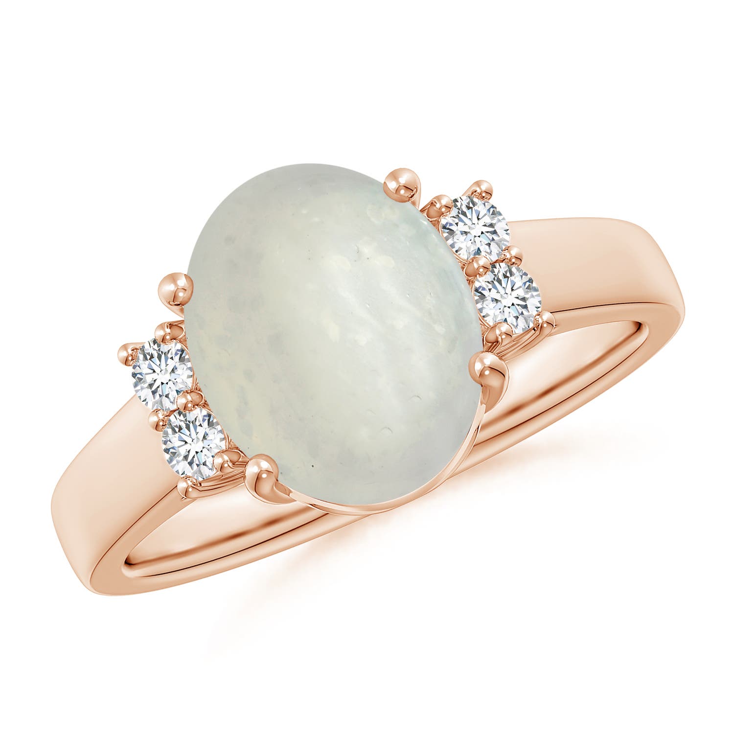 A - Moonstone / 2.66 CT / 14 KT Rose Gold