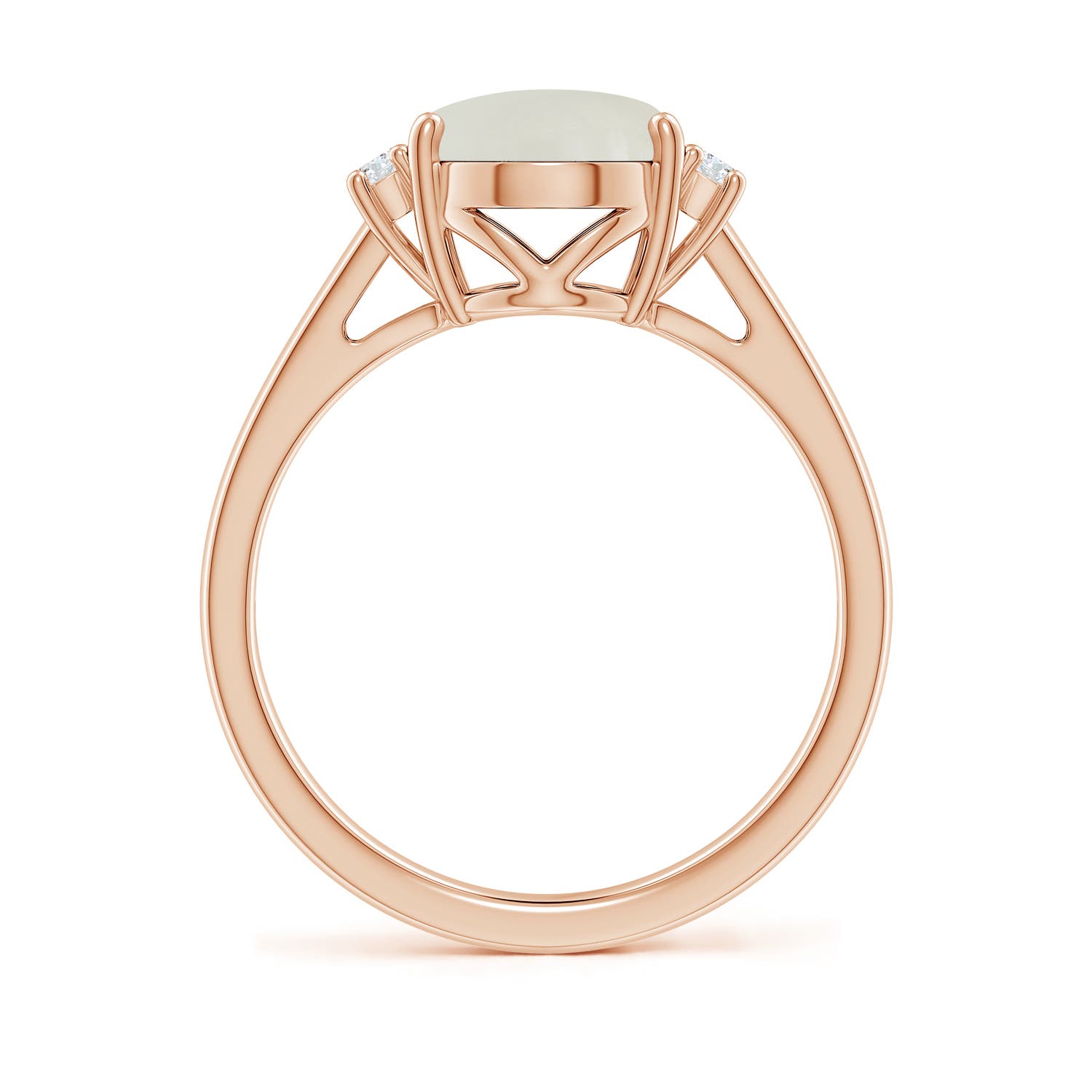 AAAA - Moonstone / 2.66 CT / 14 KT Rose Gold