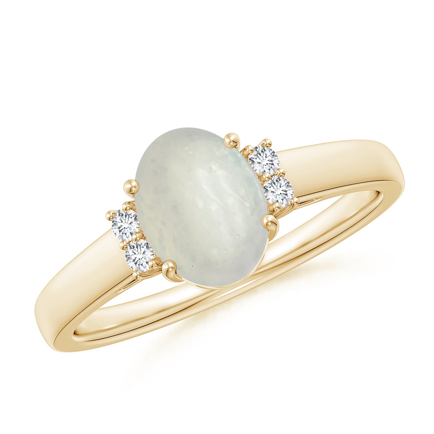 A - Moonstone / 1.17 CT / 14 KT Yellow Gold