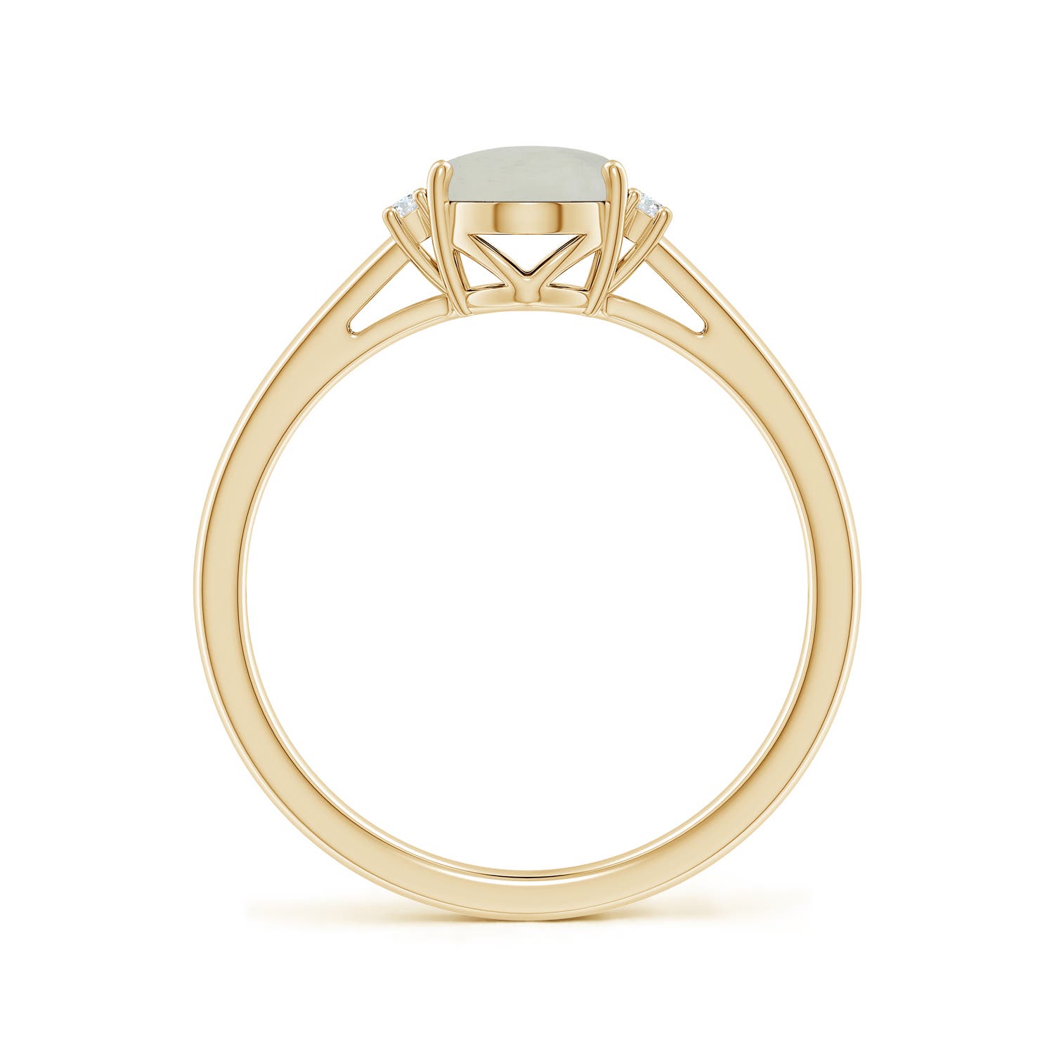 A - Moonstone / 1.17 CT / 14 KT Yellow Gold